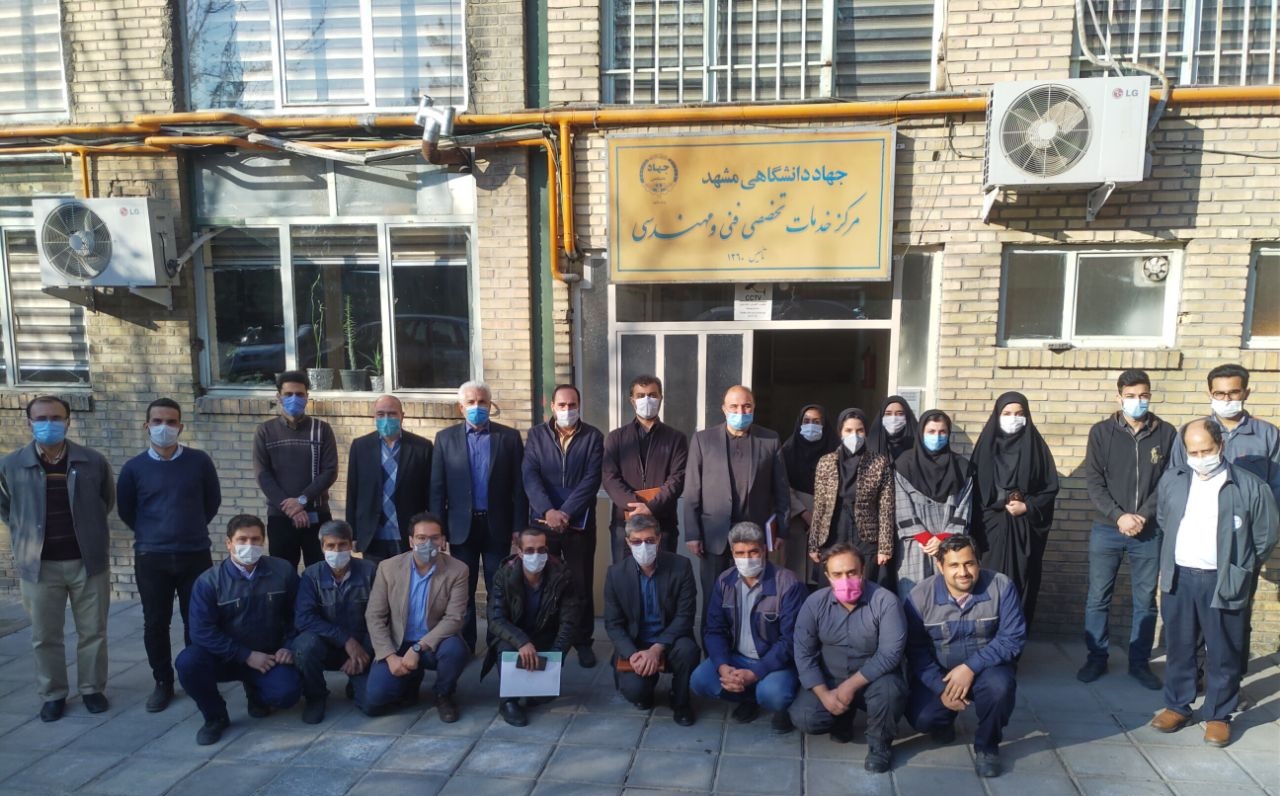 بازدید ریاست محترم سازمان جهاد دانشگاهی خراسان رضوی از مجتمع فنی و مهندسی